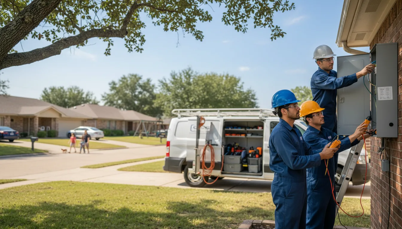 Certified electrician providing emergency electrical services in Redrock, NM